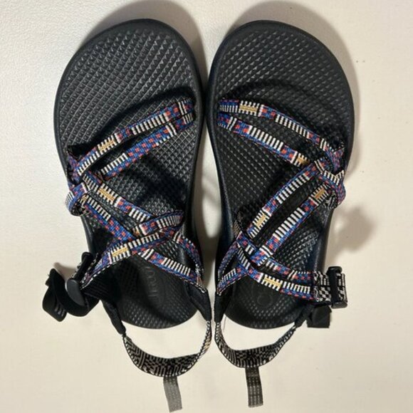 Chaco Kid's ZX/1 Ecotread Sandals - Mantel Cerulean Multi Color - Picture 5 of 5